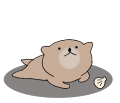 It is a sea otter. sticker #10596542