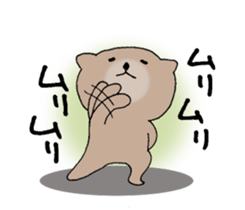 It is a sea otter. sticker #10596547