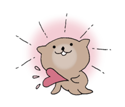It is a sea otter. sticker #10596555