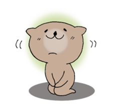 It is a sea otter. sticker #10596561