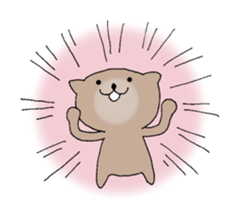 It is a sea otter. sticker #10596563