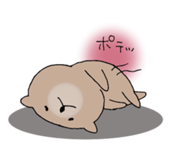 It is a sea otter. sticker #10596565