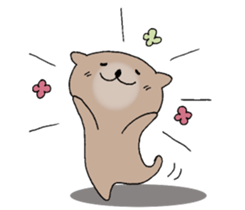 It is a sea otter. sticker #10596568