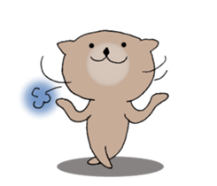 It is a sea otter. sticker #10596569