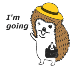 Easy to use sticker of Hedehog [English] sticker #10596674