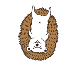 Easy to use sticker of Hedehog [English] sticker #10596682