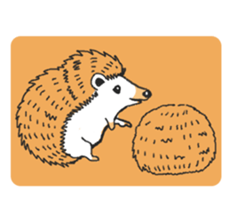 Easy to use sticker of Hedehog [English] sticker #10596685