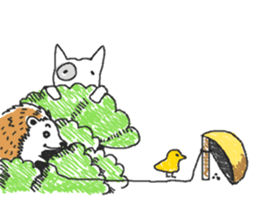 Easy to use sticker of Hedehog [English] sticker #10596689