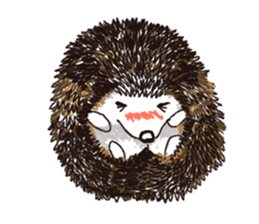 Easy to use sticker of Hedehog [English] sticker #10596690