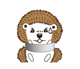 Easy to use sticker of Hedehog [English] sticker #10596693