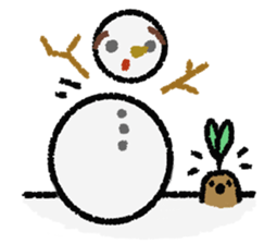 Rolly the Snowman sticker #10596698