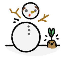 Rolly the Snowman sticker #10596698