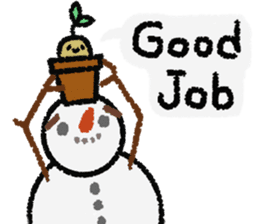 Rolly the Snowman sticker #10596703