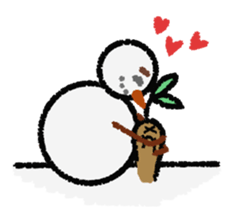 Rolly the Snowman sticker #10596710