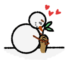 Rolly the Snowman sticker #10596710