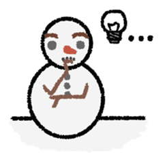Rolly the Snowman sticker #10596718