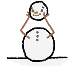Rolly the Snowman sticker #10596720