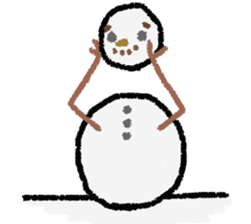 Rolly the Snowman sticker #10596720