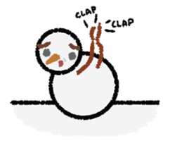 Rolly the Snowman sticker #10596721