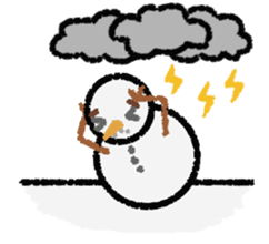Rolly the Snowman sticker #10596724