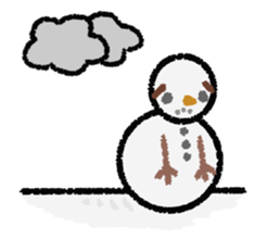 Rolly the Snowman sticker #10596725