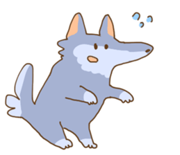 Fluffy Loose Wolf sticker #10596896
