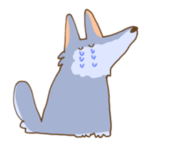 Fluffy Loose Wolf sticker #10596897