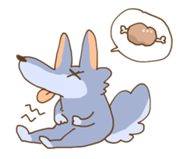 Fluffy Loose Wolf sticker #10596900