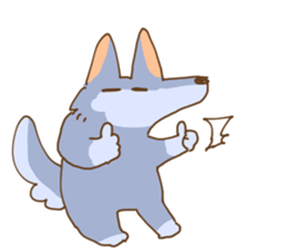 Fluffy Loose Wolf sticker #10596915