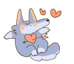 Fluffy Loose Wolf sticker #10596918