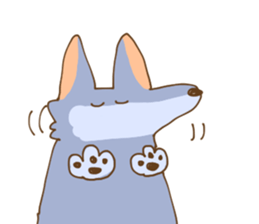 Fluffy Loose Wolf sticker #10596922