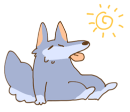 Fluffy Loose Wolf sticker #10596928