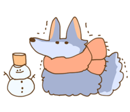 Fluffy Loose Wolf sticker #10596929