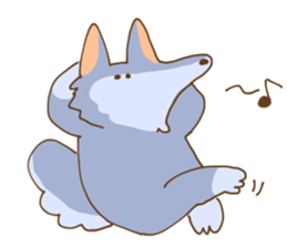 Fluffy Loose Wolf sticker #10596933