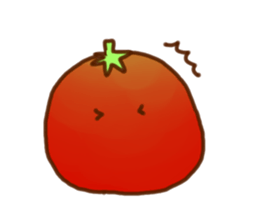 Funny tomatos sticker #10598978