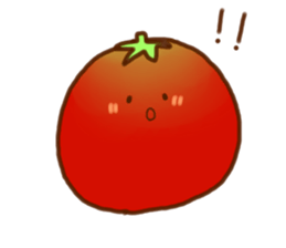 Funny tomatos sticker #10598982