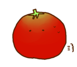 Funny tomatos sticker #10598984