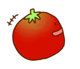 Funny tomatos sticker #10599004