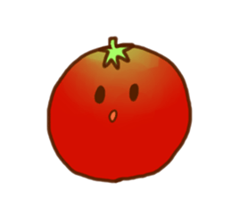 Funny tomatos sticker #10599014