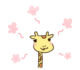 Life of cute giraffe.12th. sticker #10599062