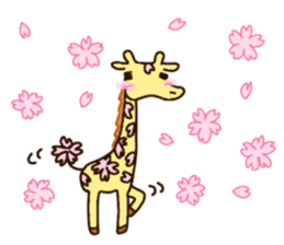 Life of cute giraffe.12th. sticker #10599063