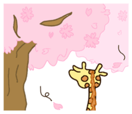 Life of cute giraffe.12th. sticker #10599065