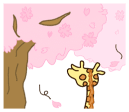 Life of cute giraffe.12th. sticker #10599065