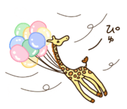 Life of cute giraffe.12th. sticker #10599069