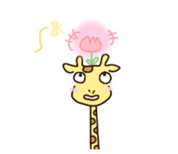 Life of cute giraffe.12th. sticker #10599070