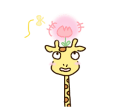 Life of cute giraffe.12th. sticker #10599070