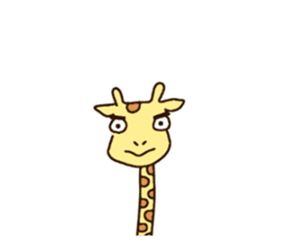 Life of cute giraffe.12th. sticker #10599083