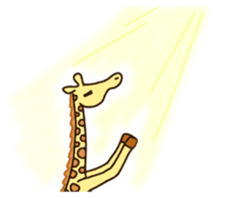 Life of cute giraffe.12th. sticker #10599090