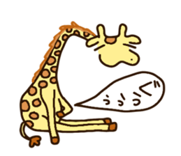Life of cute giraffe.12th. sticker #10599092
