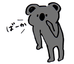 Quarrelsome koala sticker #10599099